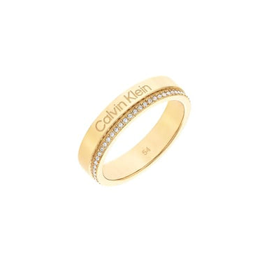 Calvin Klein Ring für Damen Kollektion MINIMAL LINEAR mit Kristallen - 35000201D im Sale